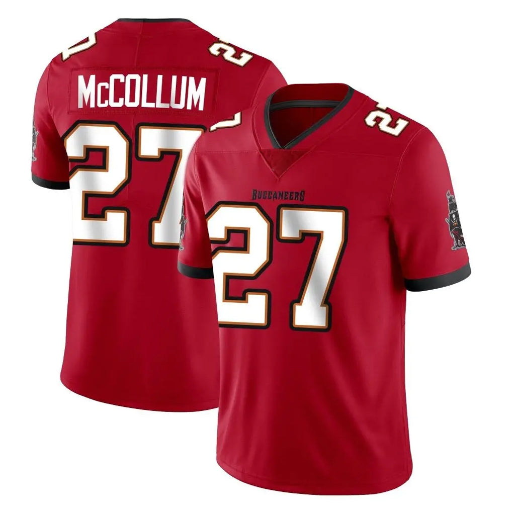 TB.Buccaneers #27 Zyon McCollum Player Red Limited Vapor F.U.S.E. Home Game Odoa Stitched Jerseys