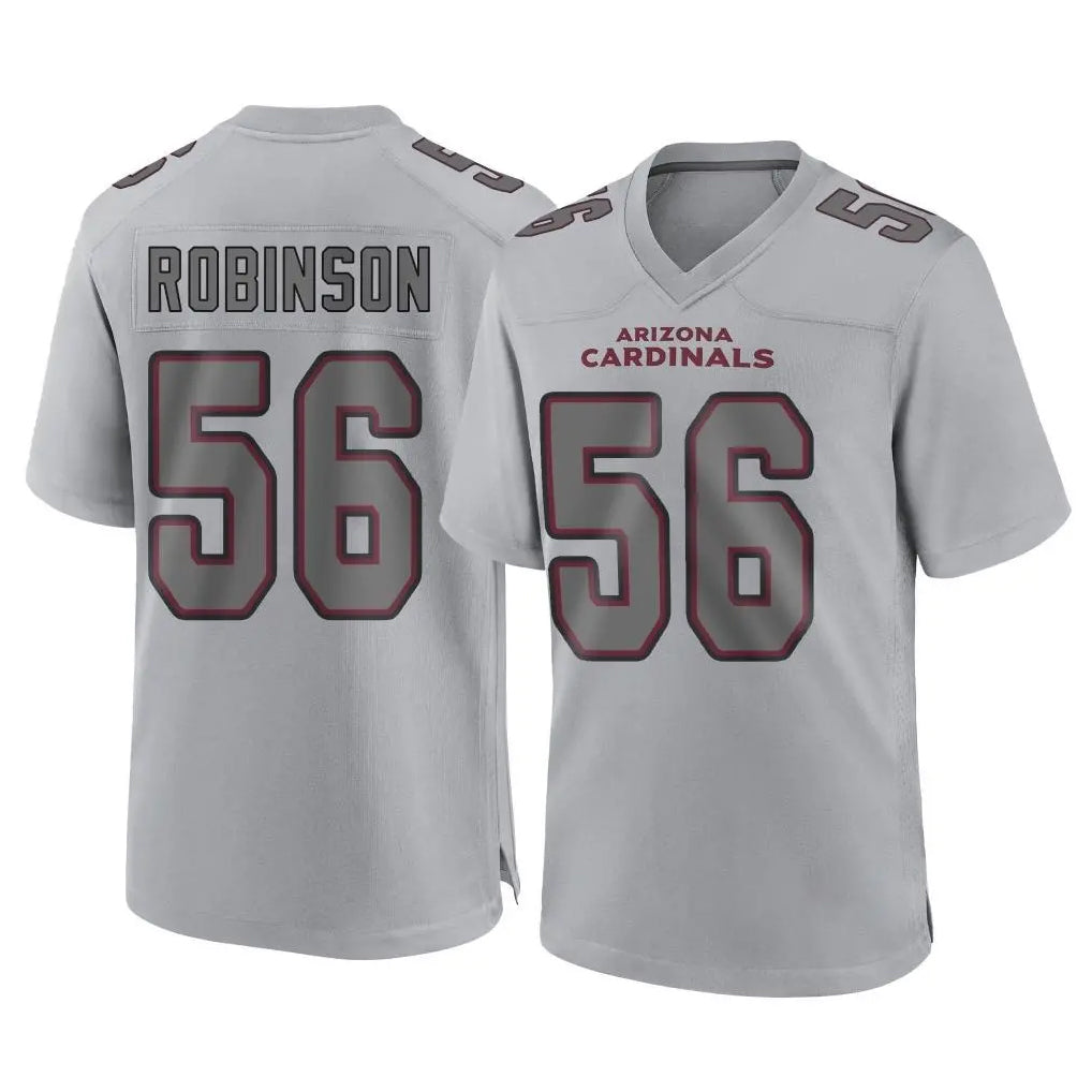 A.Cardinals #56 Darius Robinson Player Gray Atmosphere Fashion Home Game Odoa Stitched Jerseys