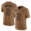KC.Chiefs #2 Tyquan Thornton Player Brown Salute To Service Limited Odoa Stitched Jerseys