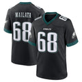P.Eagles #68 Jordan Mailata Player Black Game Home Odoa Stitched Jerseys