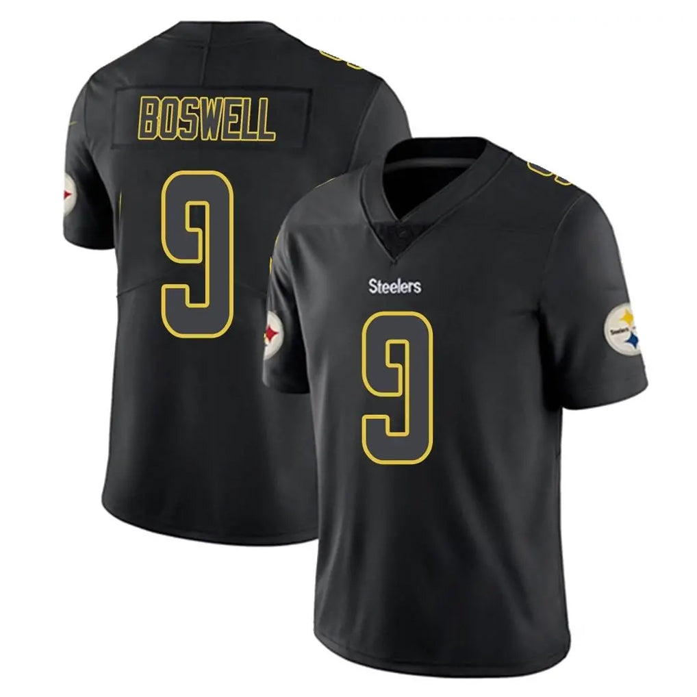 P.Steelers #9 Chris Boswell Player Black Impact Limited Home Game Odoa Stitched Jerseys