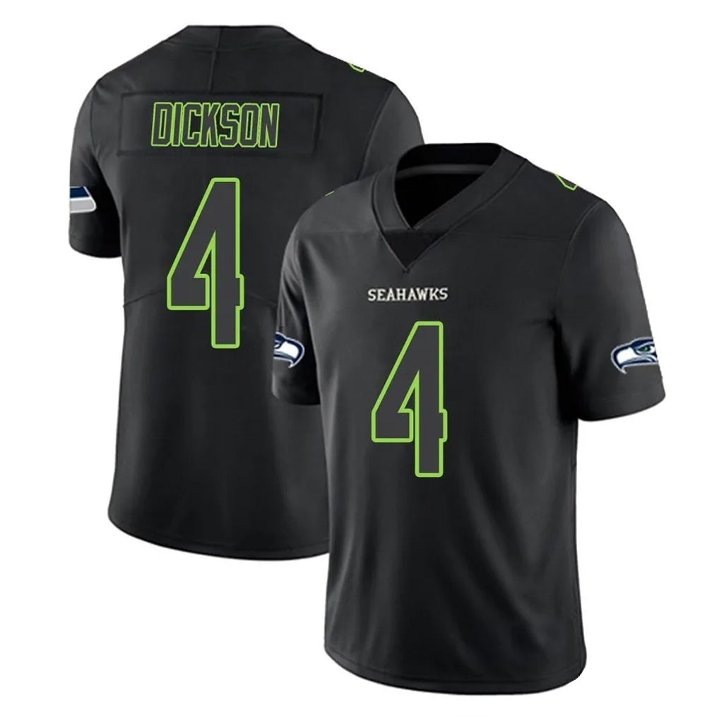 S.Seahawks #4 Michael Dickson Player Black Impact Limited Home Game Odoa Stitched Jerseys