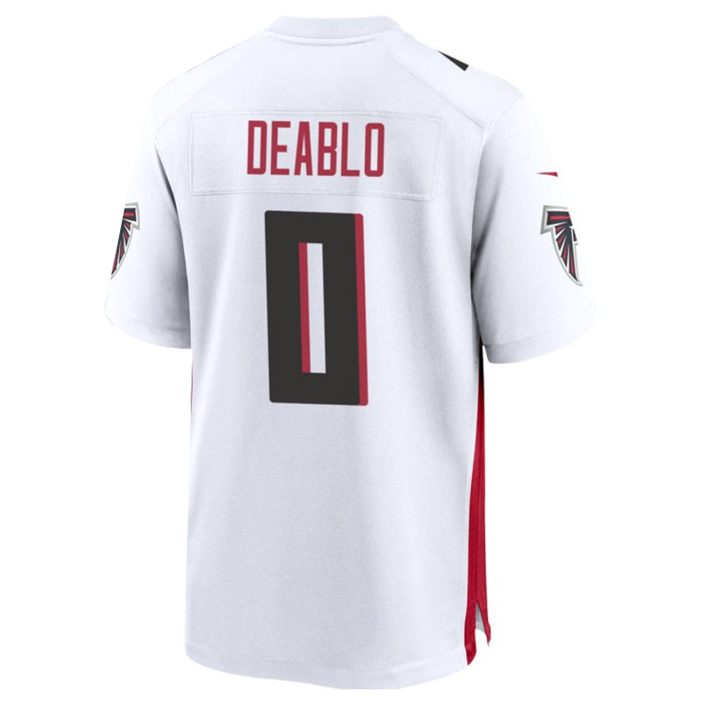 A.Falcons #0 Divine Deablo Player White Home Game Odoa Stitched Jerseys
