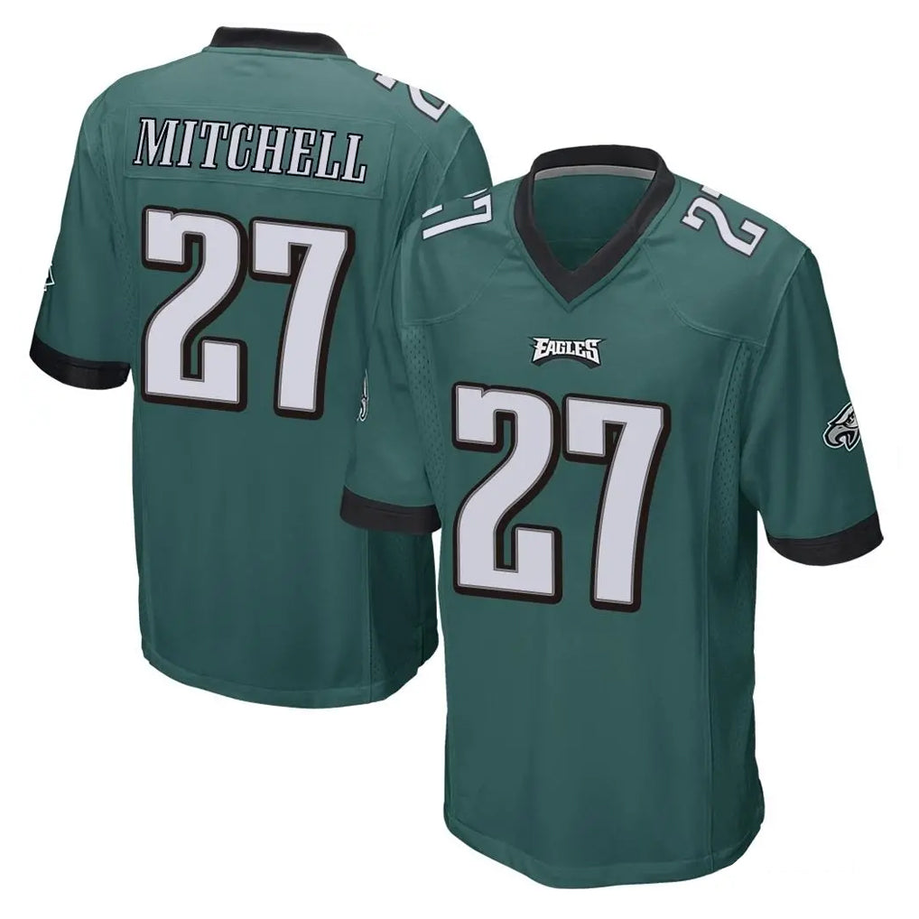 P.Eagles #27 Quinyon Mitchell Player Team Color Green Home Game Odoa Stitched Jerseys