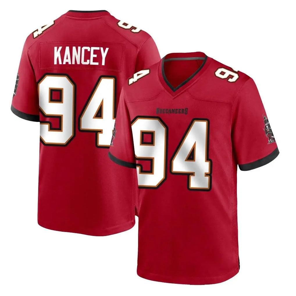 TB.Buccaneers #94 Calijah Kancey Player Red Home Game Odoa Stitched Jerseys