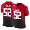 A.Falcons #52 Samson Ebukam Player Red Vapor F.U.S.E. Limited Home Game Odoa Stitched Jerseys