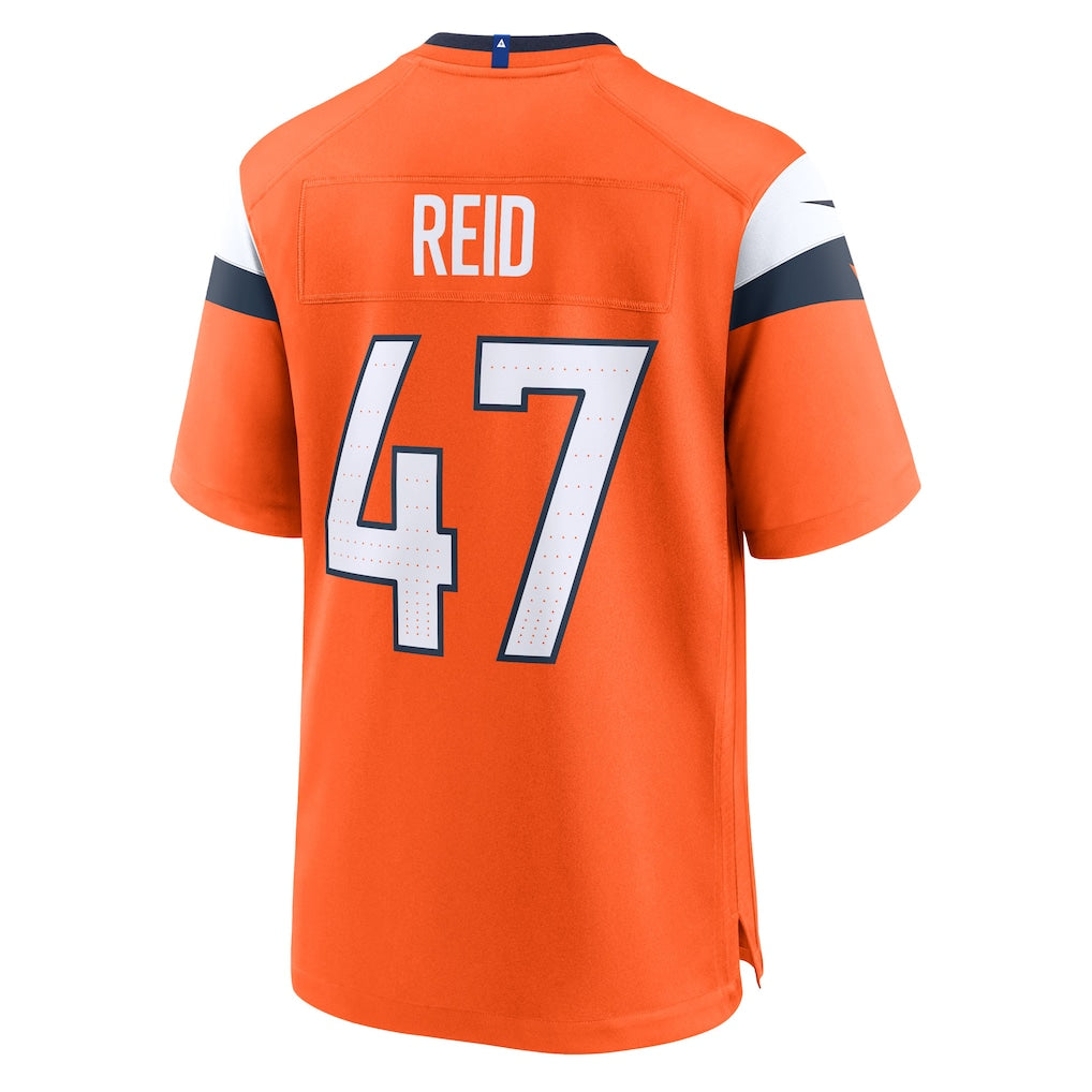 Odoa D.Broncos #47 Karene Reid Orange Team Game Jersey