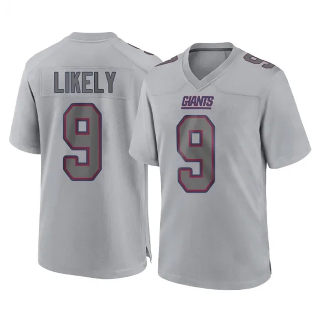 NY.Giants #9 Lsaiah Likely Player Gray Atmosphere Fashion Limited Game Odoa Stitched Jerseys