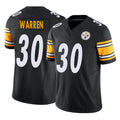P.Steelers #30 Jaylen Warren Player Black Limited Vapor F.U.S.E. Home Game Odoa Stitched Jerseys