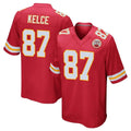KC.Chiefs #87 Travis Kelce Player Red Home Game Odoa Stitched Jerseys