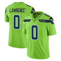 S.Seahawks #0 DeMarcus Lawrence Player Green Limited Color Rush Home Game Odoa Stitched Jerseys