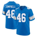 D.Lions #46 Jack Campbell Player Blue Alternate Home Game Odoa Stitched Jerseys