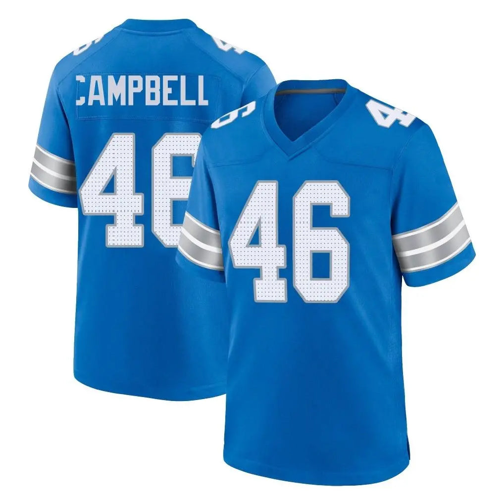 D.Lions #46 Jack Campbell Player Blue Alternate Home Game Odoa Stitched Jerseys