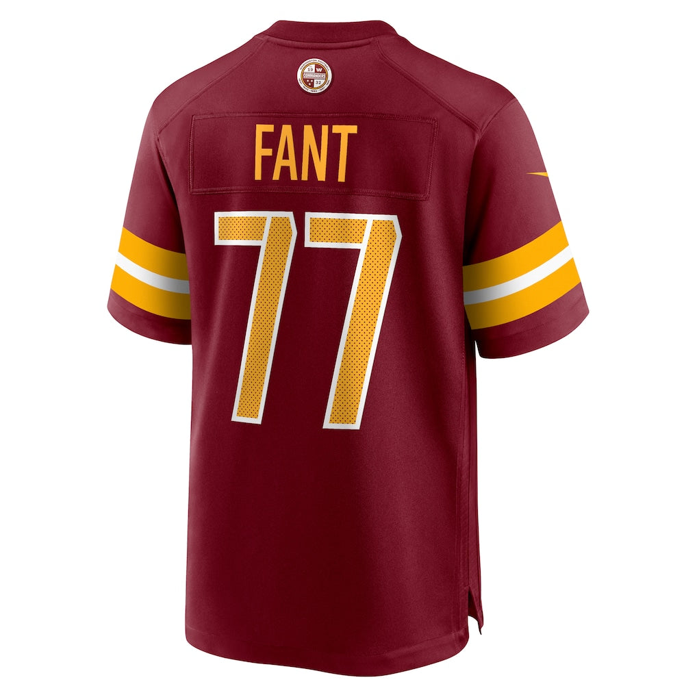 Odoa W.Commanders #77 George Fant Burgundy Team Game Jersey
