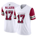 W.Commanders #17 Terry Mclaurin Player White Vapor F.U.S.E. Limited Home Game Odoa Stitched Jerseys