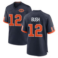 C.Bears #12 Devin Bush Player Navy 2026 Rivalries Collection Home Game Odoa Stitched Jerseys