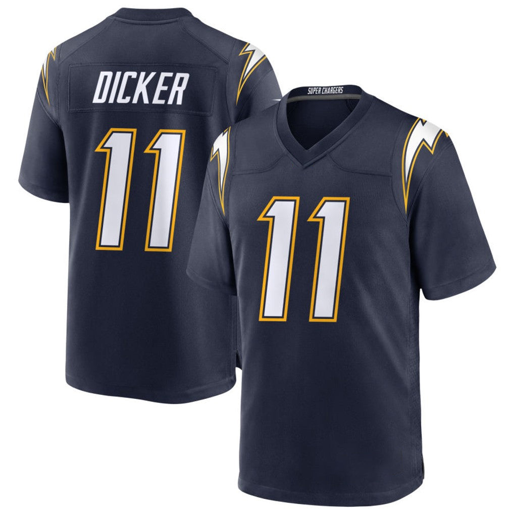 LA.Chargers #11 Cameron Dicker Player Navy Alternate Home Game Odoa Stitched Jerseys