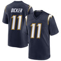 LA.Chargers #11 Cameron Dicker Player Navy Alternate Home Game Odoa Stitched Jerseys
