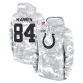 IN.Colts #84 Tyler Warren Player Arctic Camo Salute to Service Hoodies Limited Game Odoa Stitched Jerseys