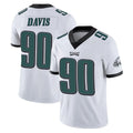 P.Eagles #90 Jordan Davis Player White Limited Vapor Untouchable Home Game Odoa Stitched Jerseys