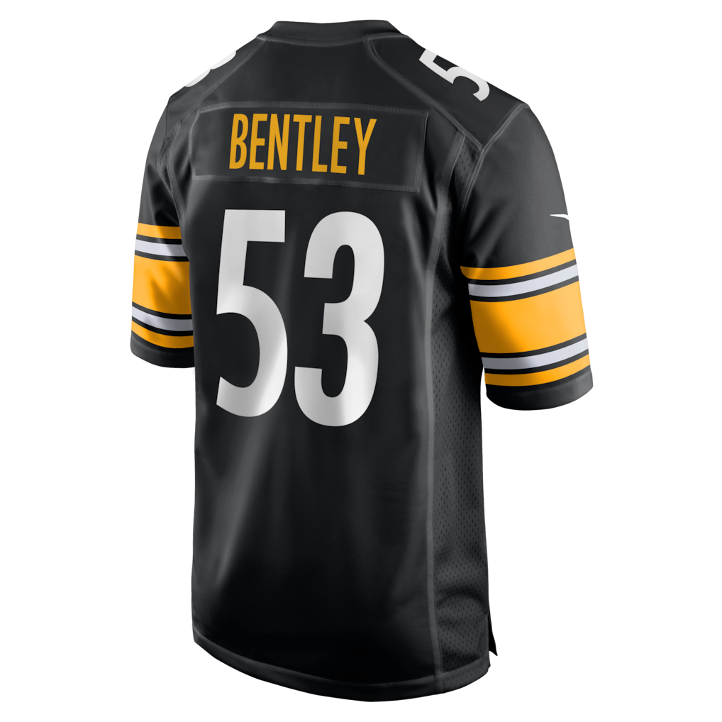 Odoa P.Steelers #53 JaWhaun Bentley Black Team Game Jersey