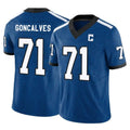 IN.Colts #71 Matt Goncalves Player Royal Limited Indiana Nights Alternate Vapor F.U.S.E. Home Game Odoa Stitched Jerseys