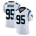 C.Panthers #95 Derrick Brown Player White Vapor Untouchable Limited Game Odoa Stitched Jerseys