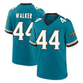 J.Jaguars #44 Travon Walker Player Teal Prowler Throwback Limited Home Game Odoa Stitched Jerseys