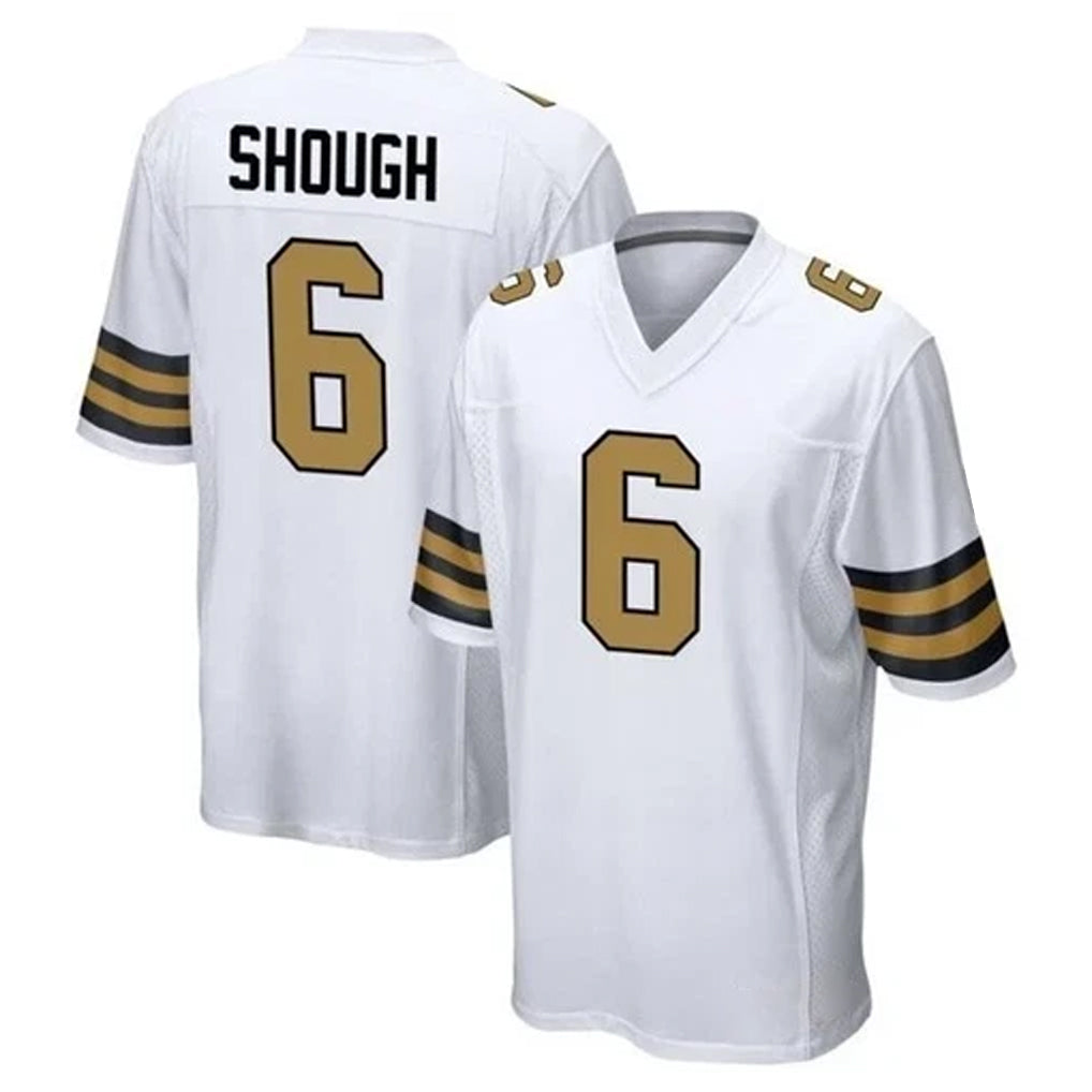 NO.Saints #6 Tyler Shough Player White Alternate Home Game Odoa Stitched Jerseys