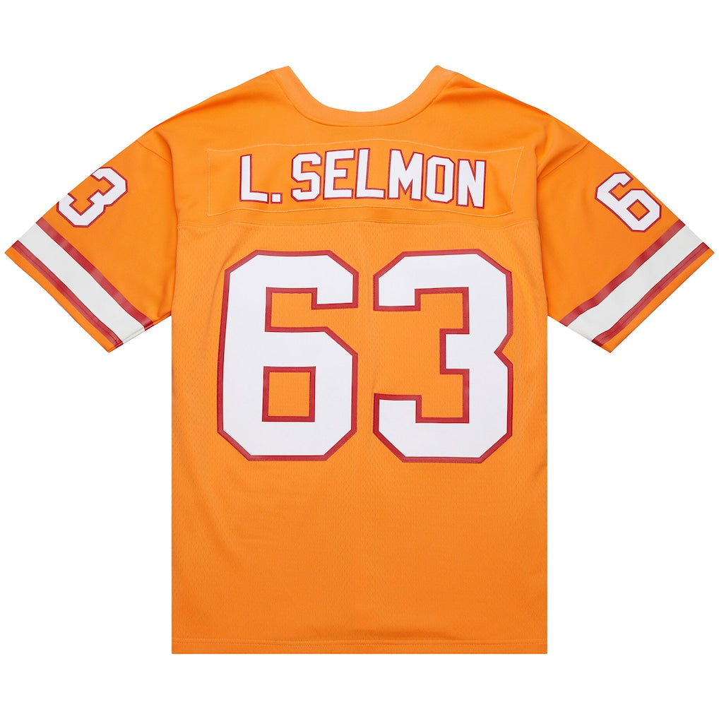Odoa TB.Buccaneers #63 Lee Roy Selmon Mitchell & Ness Orange 1976 Legacy Replica Jersey