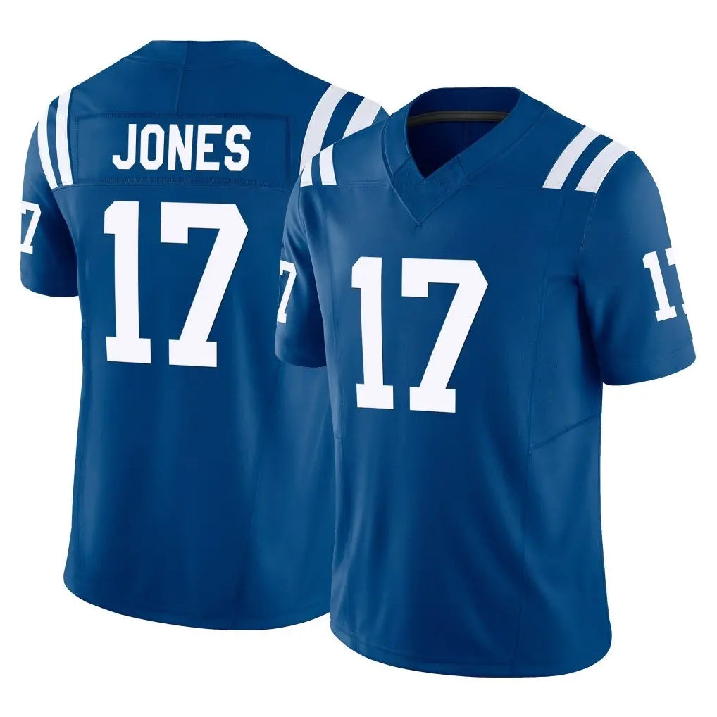 IN.Colts #17 Daniel Jones Player Royal Limited Vapor F.U.S.E. Home Game Odoa Stitched Jerseys