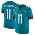 J.Jaguars #11 Parker Washington Player Teal Vapor Untouchable Limited Home Game Odoa Stitched Jerseys