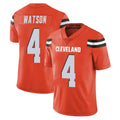 C.Browns #4 Deshaun Watson Player Orange Alternate Vapor Untouchable Limited Home Game Odoa Stitched Jerseys