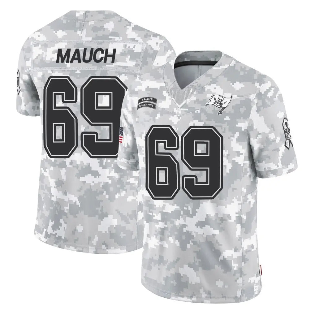 TB.Buccaneers #69 Cody Mauch Player Arctic Camo Limited Salute To Service Home Game Odoa Stitched Jerseys