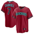 Odoa A.Diamondbacks #7 Corbin Carroll Player Red Home Replica Personalized Stitched Jerseys