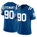IN.Colts #90 Grover Stewart Player Royal Limited Vapor F.U.S.E. Home Game Odoa Stitched Jerseys