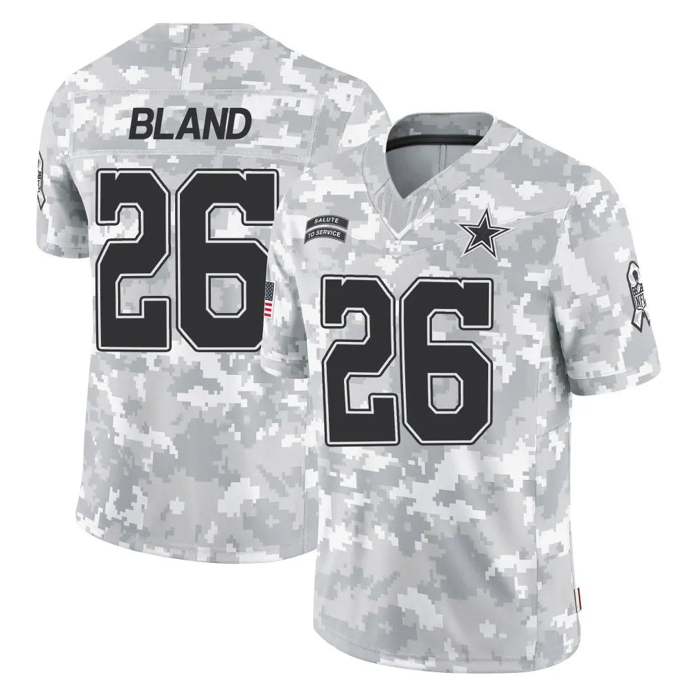 D.Cowboys #26 DaRon Bland Player Arctic Camo Salute to Service Limited Home Game Odoa Stitched Jerseys