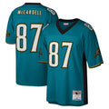 J.Jaguars #87 Keenan McCardell?Player Teal Mitchell & Ness Legacy Home Game Odoa Stitched Jerseys