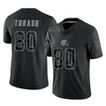 C.Browns #80 Jamari Thrash Player Black Reflective Home Game Odoa Stitched Jerseys