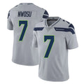 S.Seahawks #7 Uchenna Nwosu Player Gray Limited Vapor Untouchable Home Game Odoa Stitched Jerseys