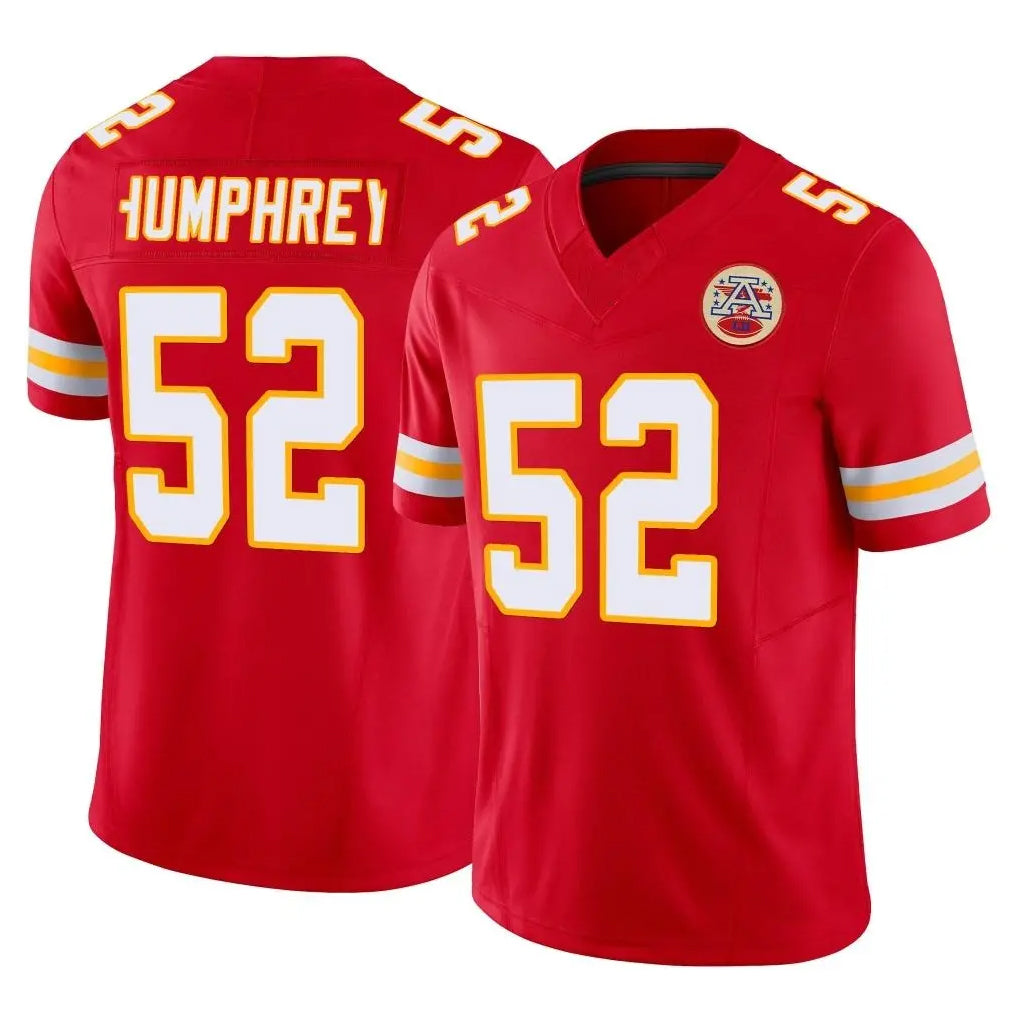 KC.Chiefs #52 Creed Humphrey Player Red Limited Vapor F.U.S.E. Home Game Odoa Stitched Jerseys