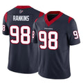 H.Texans #98 Sheldon Rankins Player Navy Limited Vapor F.U.S.E. Home Game Odoa Stitched Jerseys