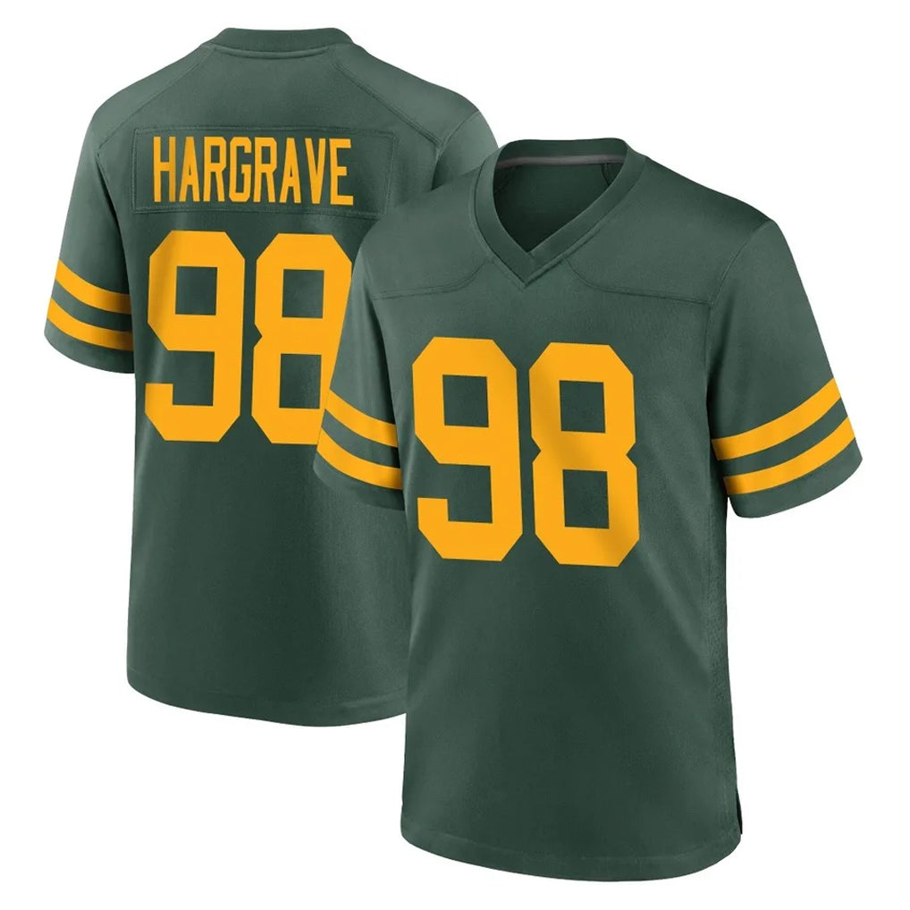 GB.Packers #98 Javon Hargrave Player Green Alternate Home Game Odoa Stitched Jerseys