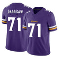 M.Vikings #71 Christian Darrisaw Player Purple Limited Vapor F.U.S.E. Home Game Odoa Stitched Jerseys