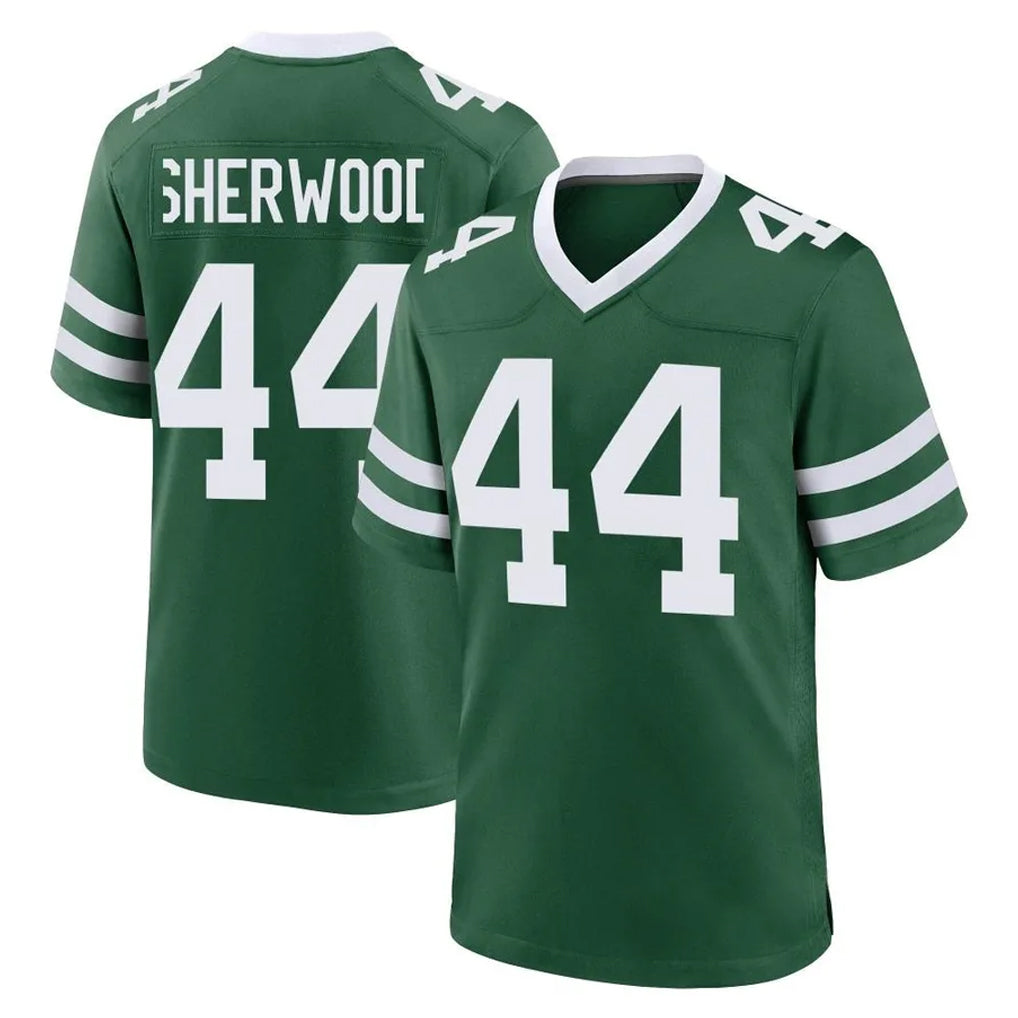 NY.Jets #44 Jamien Sherwood Player Green Legacy Home Game Odoa Stitched Jerseys