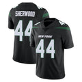 NY.Jets #44 Jamien Sherwood Player Stealth Black Limited Vapor Home Game Odoa Stitched Jerseys