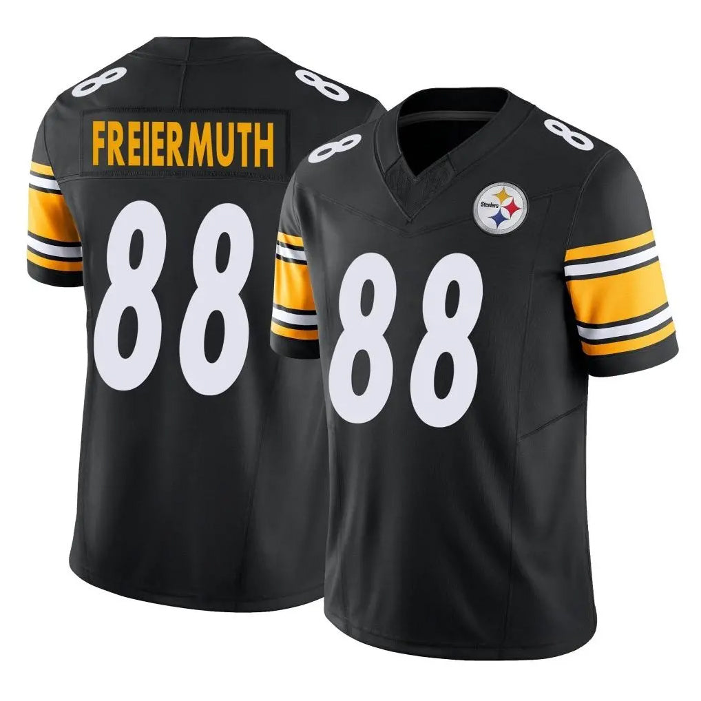 P.Steelers #88 Pat Freiermuth Player Black Limited Vapor F.U.S.E. Home Game Odoa Stitched Jerseys