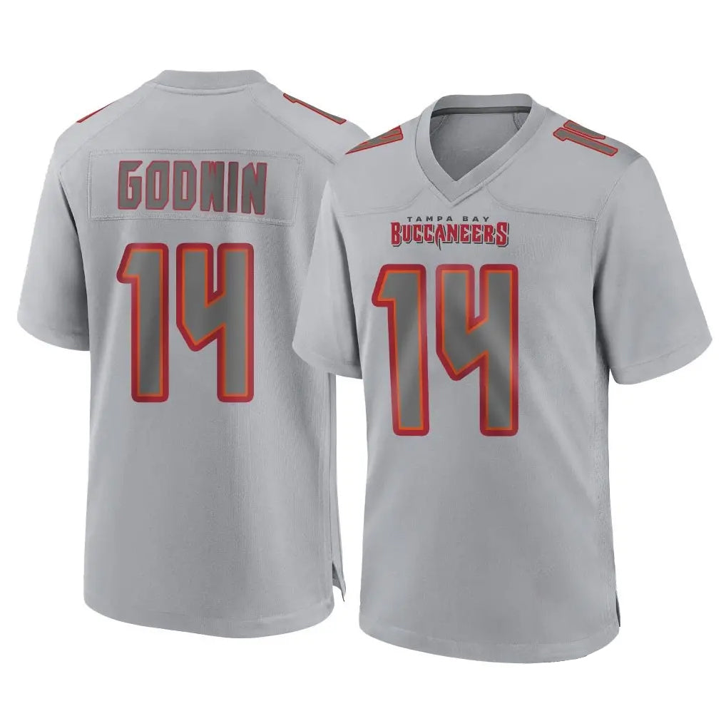 TB.Buccaneers #14 Chris Godwin Jr. Player Gray Atmosphere Fashion Home Game Odoa Stitched Jerseys