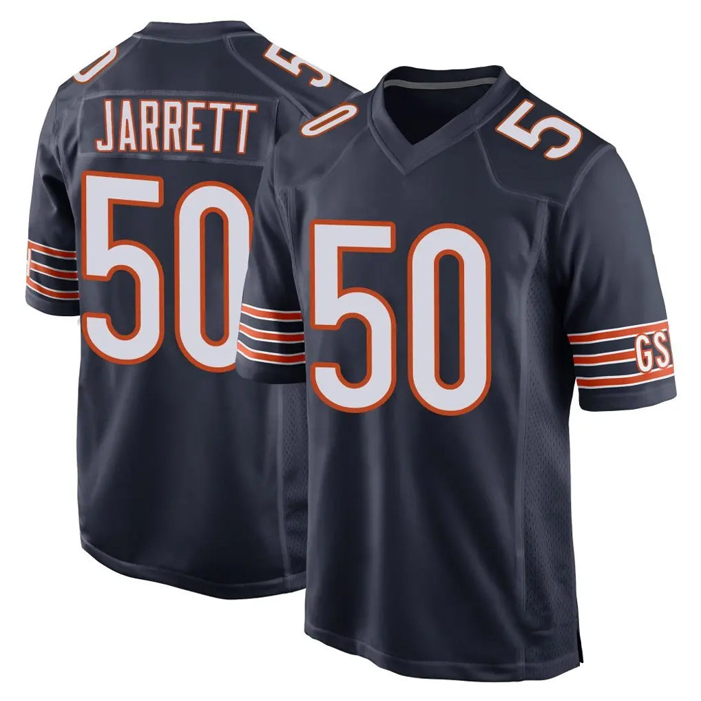 C.Bears #50 Grady Jarrett Player Navy Home Game Odoa Stitched Jerseys