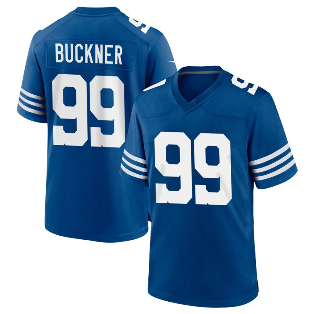 IN.Colts #99 DeForest Buckner Player Royal Limited Home Game Odoa Stitched Jerseys
